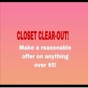 Closet Clear Out 🤗 (Check description)